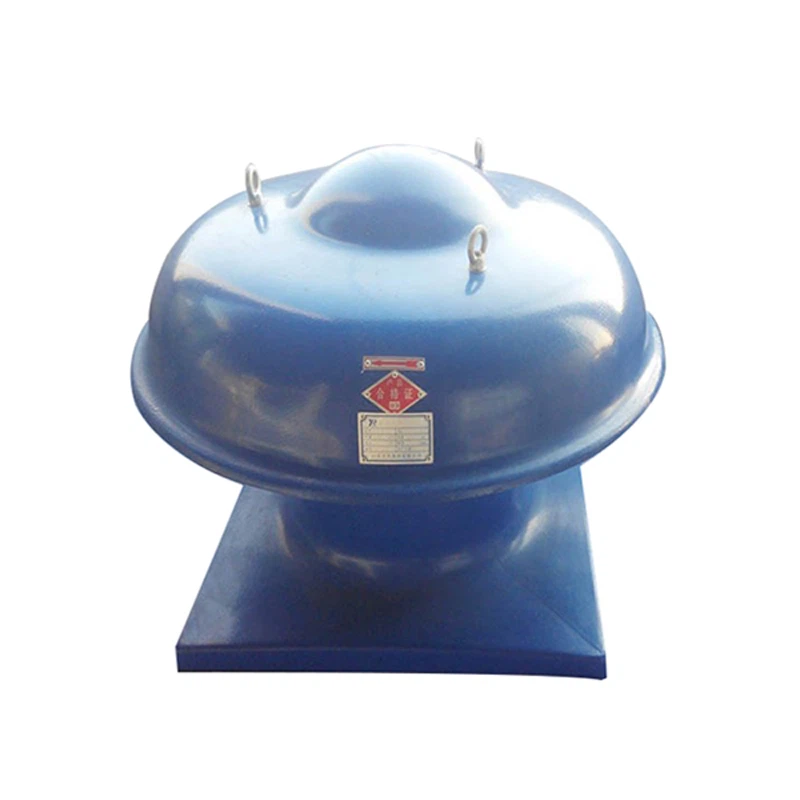 Ventiladores axiais montados no telhado